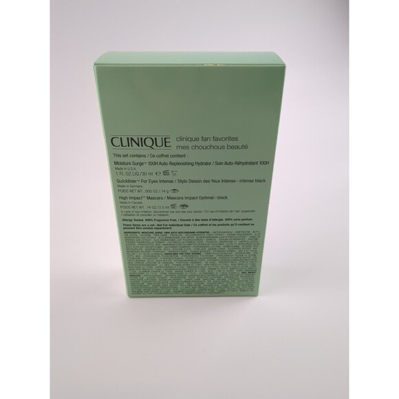 Clinique Fan Favorites Travel Set of 3 Minis - Eyeliner, Hydrator, Mascara NIB - Picture 2 of 5